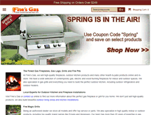 Tablet Screenshot of finesgas.com